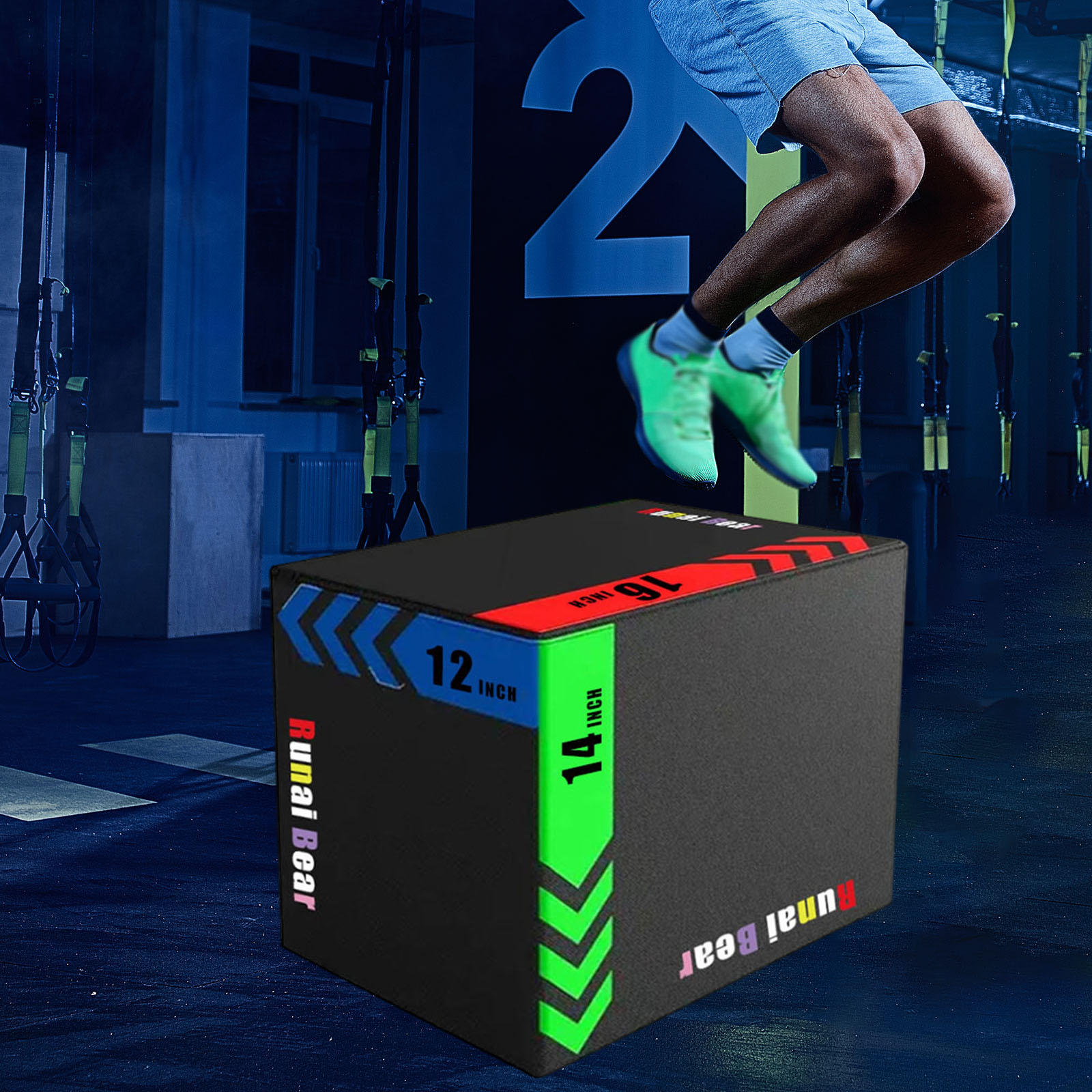 Box Jump Plyo - Box per esercizi di salto Plyo,